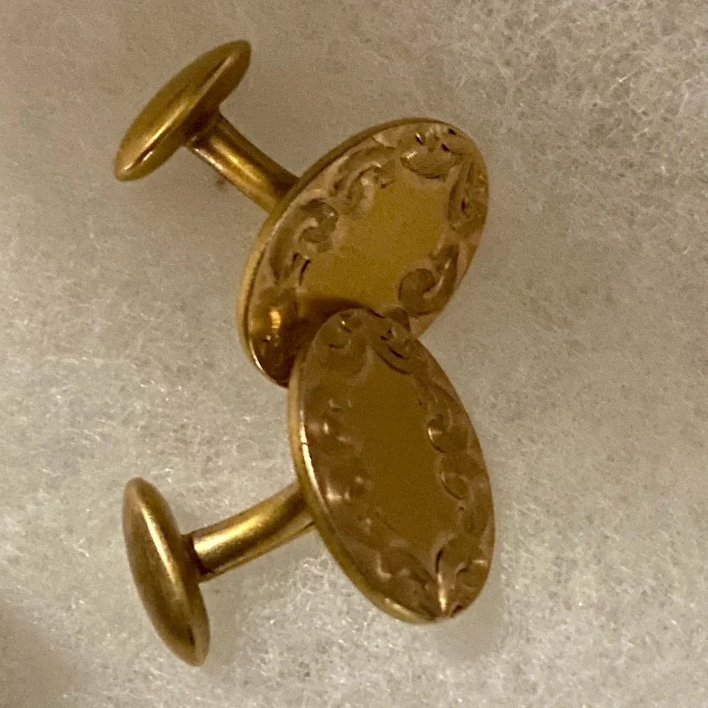 Classic VINTAGE GLP 1900’s Bean-Back GF Cuff Links